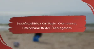 Beachfotboll Röda Kort Regler: Överträdelser, Omedelbara Effekter, Överklaganden